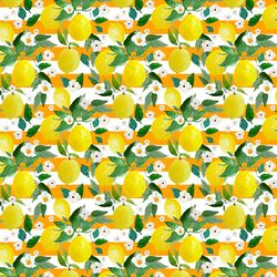 Small Lemons in Orange Stripes