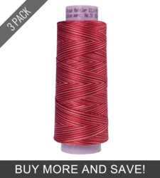 Terra Tones (9090-9832) - Silk Finish Cotton Multi 50wt - 1500 Yards (3 Pack)