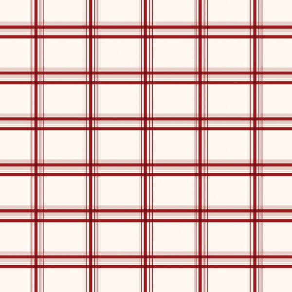 Winter Plaid in Cranberry