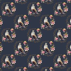 Little Cambridge Owl in Royal Blue