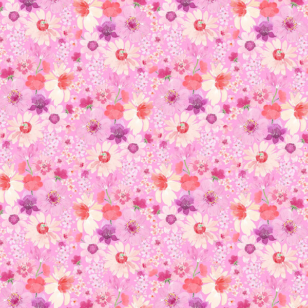 Daisies in Light Raspberry