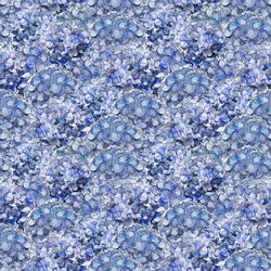 Packed Hydrangeas in Blue