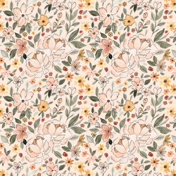 Small Amelia Floral in Apricot