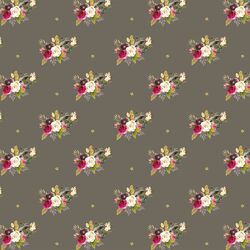 Small Woodland Bouquet in Dark Taupe