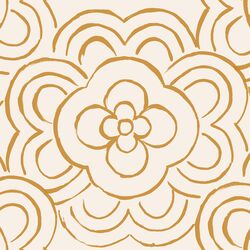 Large Flower Deco Tile in Magnolia