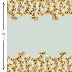 Little Turn to the Sun Double Border in Light Green