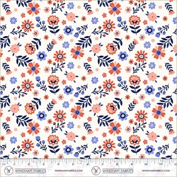 Folky Floral in Ivory