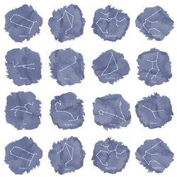 5 Inch Zodiacs in Indigo