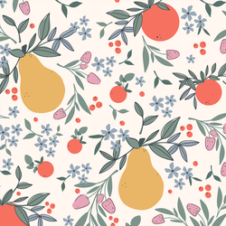 Blooming Orchard in Spring