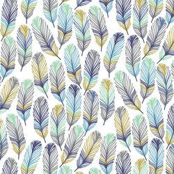 Feathers in Mariner Briney Seas