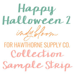 Happy Halloween 2 Sample Strip