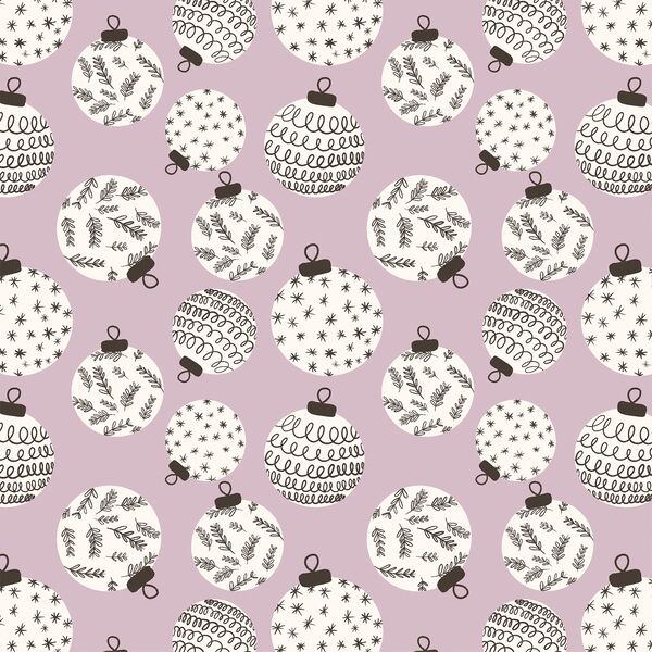 Ornaments in Lilac