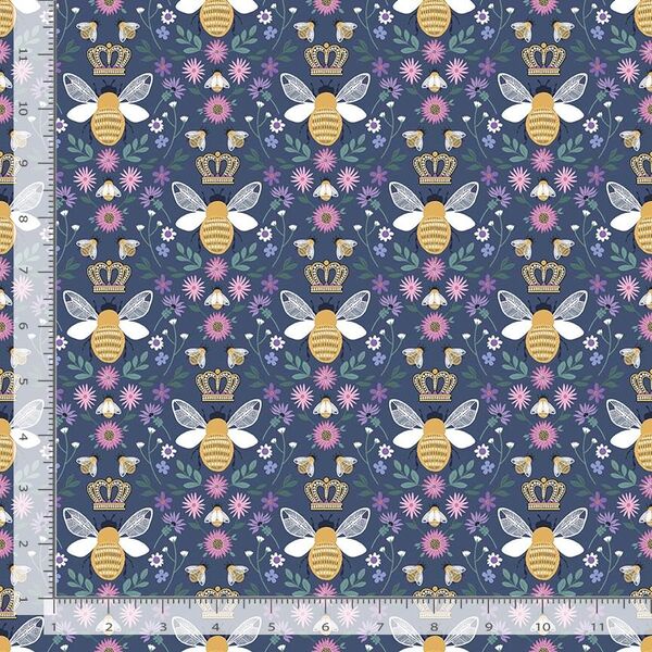Bee Mine in Indigo