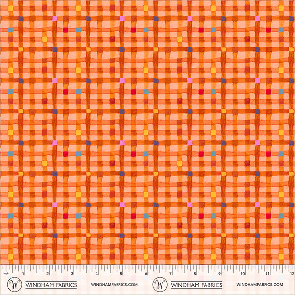 Pawsome Plaid in Poppy