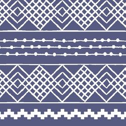 Etched Stripe in Indigo