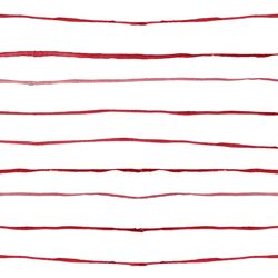 Painted Stripe in Red