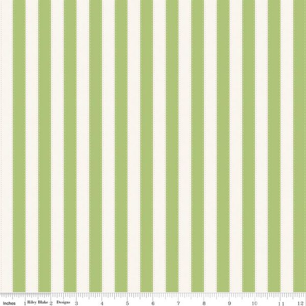 Stripes in Green