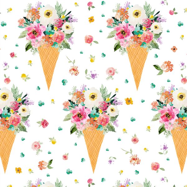 Cone Bouquet in Rainbow