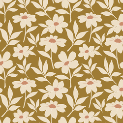 Large Fresh Floral in Olive