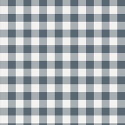 Gingham in Midnight Blue