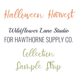 Halloween Harvest Sample Strip