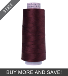 Beet Red (9150-0111) - Silk Finish Cotton 50wt - 2000 Yards (3 Pack)