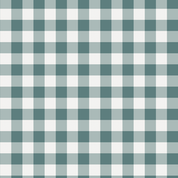 Gingham in Leaf Green