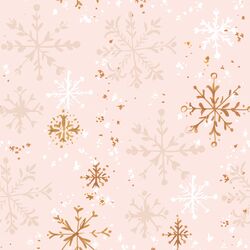 Snowflakes in Blush