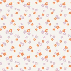 Fleur-fetti in Tangerine and Pastel Lilac