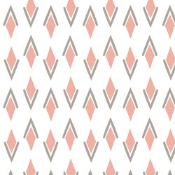 Woven Basket in Peony and Taupe