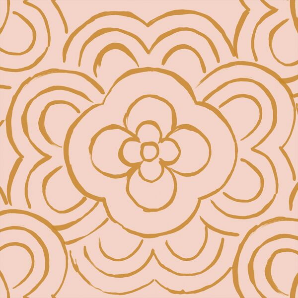 Large Flower Deco Tile in Daydream