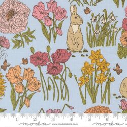 Garden Bunnies in Sky