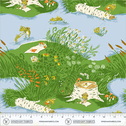 Frog Pond in Medium Blue
