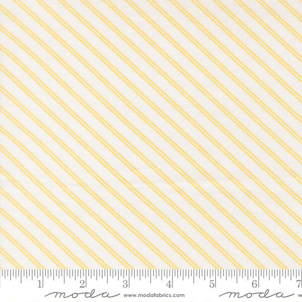 Stripe in White Buttermilk