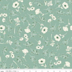 Floral in Pistachio