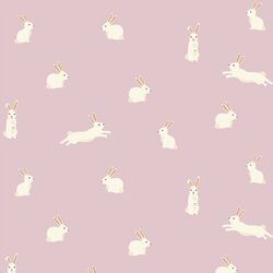 Bunny Rabbits in Lilac