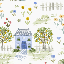 Large Goose Garden in Spring