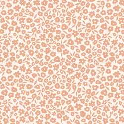 Flower Field in Rosy Pink