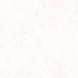 Paperie in Fresh Peach on White