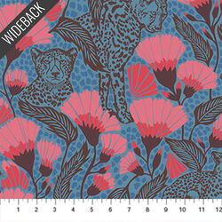 Cheetah Cloth Wideback in Prussian