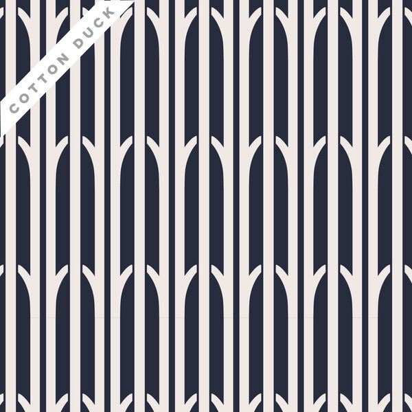 Aaliyah Cotton Duck in Navy