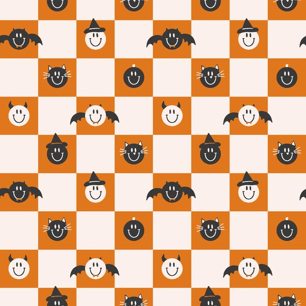 Spooky Check in Halloween