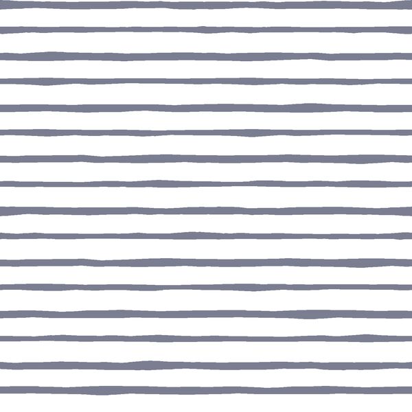 Artisan Stripe in Dove on White