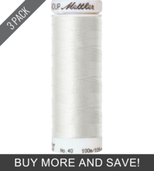 White (2927-1260) - Poly Glow - 109 Yards (3 Pack)