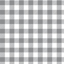 Medium Buffalo Plaid in Smoke