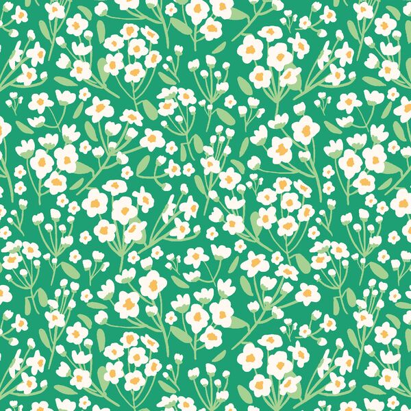 Blooming in Jade Green