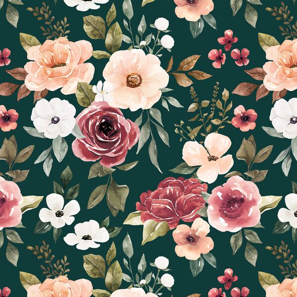 Felicity Floral in Emerald