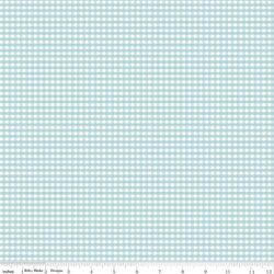 1/8" Gingham in Aqua