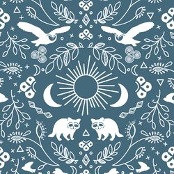 Daybreak Damask in Lake
