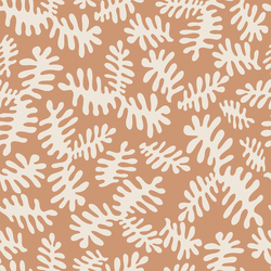 Matisse Floral in Cream on Tawny